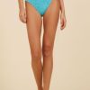 Women Surf Gypsy Bottoms | Cabana Turquoise High Cut Bikini Bottom