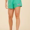 Women Surf Gypsy Bottoms | Apple Green St. Barth Jet Setter Gauze Shorts